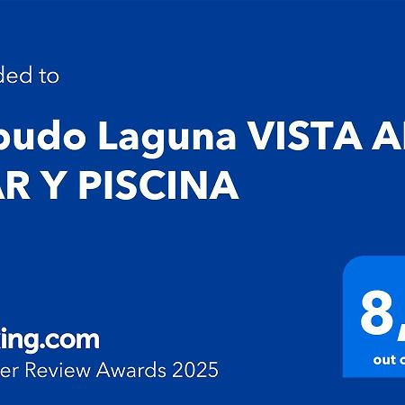Papudo Laguna Vista Al Mar Y Piscina Eksteriør bilde