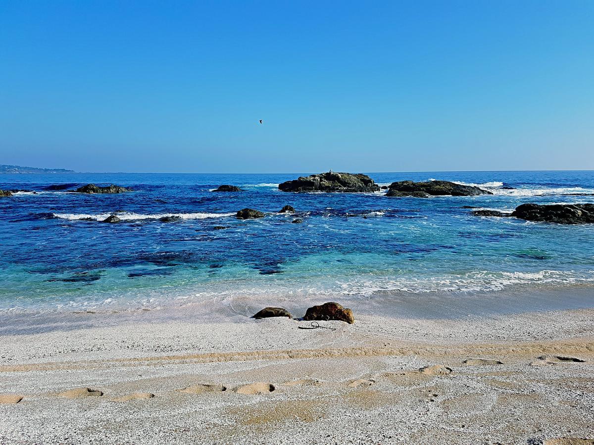 Papudo Laguna Vista Al Mar Y Piscina Eksteriør bilde
