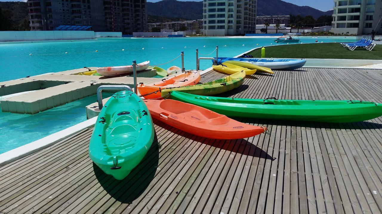 Papudo Laguna Vista Al Mar Y Piscina Eksteriør bilde