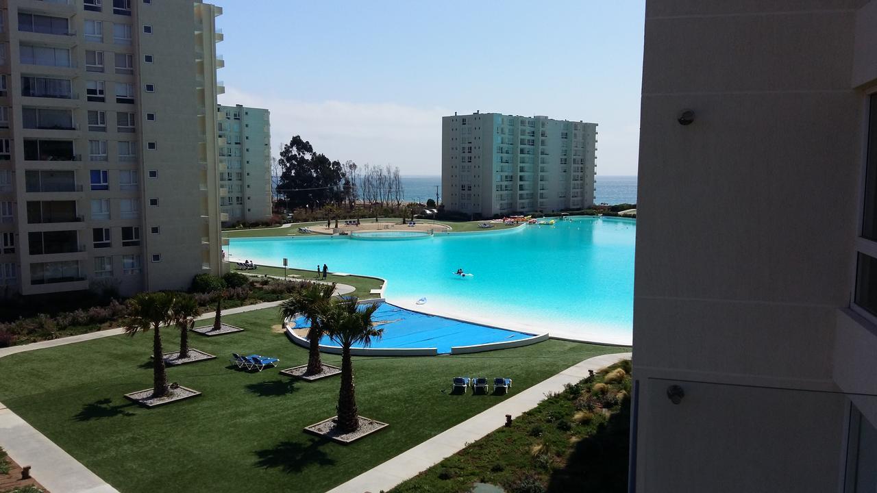 Papudo Laguna Vista Al Mar Y Piscina Eksteriør bilde